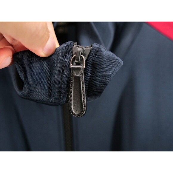 Burberry High Shine Technical Track Jacket Navy Men's XL - Picture 2 of 15